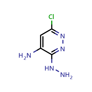 6-chloro-3-hydrazinylpyridazin-4-amine