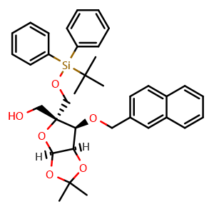 [(3aR,5R,6S,6aR)-5-{[(tert-butyldiphenylsilyl)oxy]methyl}-2,2-dimethyl-6-[(naphthalen-2-yl)methoxy]-tetrahydro-2H-furo[2,3-d][1,3]dioxol-5-yl]methanol