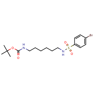 tert-butyl (6-((4-bromophenyl)sulfonamido)hexyl)carbamate