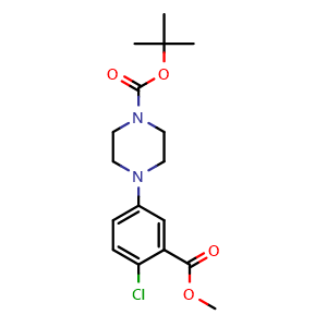 tert-Butyl 4-(4-chloro-3-(methoxycarbonyl)phenyl)piperazine-1-carboxylate