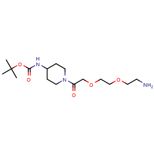tert-Butyl N-(1-(2-(2-(2-aminoethoxy)ethoxy)acetyl)piperidin-4-yl)carbamate