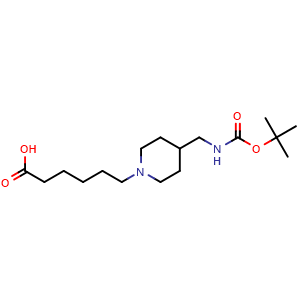 6-(4-({[(tert-Butoxy)carbonyl]amino}methyl)piperidin-1-yl)hexanoic acid