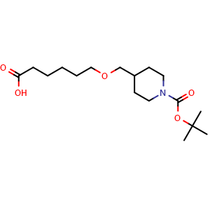 6-[(1-[(tert-butoxy)carbonyl]piperidin-4-yl)methoxy]hexanoic acid