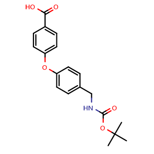 4-(4-({[(tert-butoxy)carbonyl]amino}methyl)phenoxy)benzoic acid