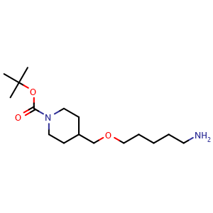 tert-butyl 4-{[(5-aminopentyl)oxy]methyl}piperidine-1-carboxylate