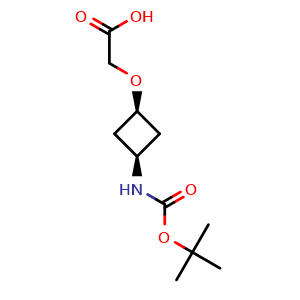 2-[(1S,3S)-3-{[(tert-butoxy)carbonyl]amino}cyclobutoxy]acetic acid