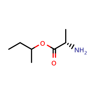 Chemical structure of Butan-2-yl (2S)-2-aminopropanoate , AChemBlock AD271837
