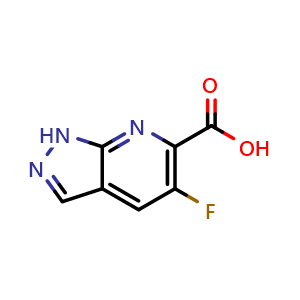 5-fluoro-1H-pyrazolo[3,4-b]pyridine-6-carboxylic acid