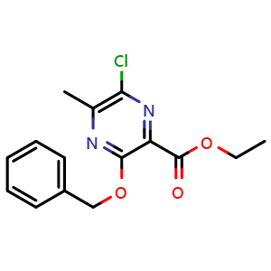 Ethyl 3-(benzyloxy)-6-chloro-5-methylpyrazine-2-carboxylate