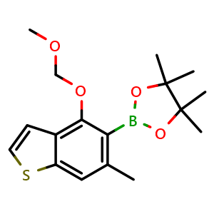 2-(4-(methoxymethoxy)-6-methylbenzo[b]thiophen-5-yl)-4,4,5,5-tetramethyl-1,3,2-dioxaborolane