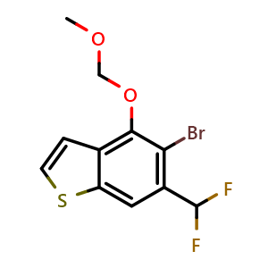 5-bromo-6-(difluoromethyl)-4-(methoxymethoxy)benzo[b]thiophene