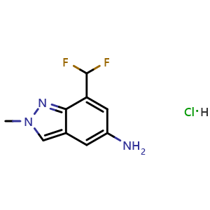 7-(Difluoromethyl)-2-methyl-2H-indazol-5-amine hydrochloride