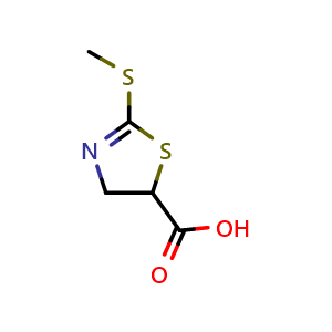 2-(methylthio)-4,5-dihydrothiazole-5-carboxylic acid