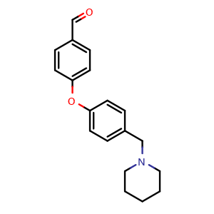 4-(4-[(piperidin-1-yl)methyl]phenoxy)benzaldehyde