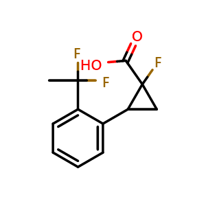 2-(2-(1,1-difluoroethyl)phenyl)-1-fluorocyclopropane-1-carboxylic acid