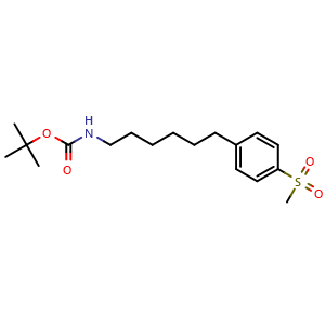 tert-Butyl N-(6-(4-methanesulfonylphenyl)hexyl)carbamate