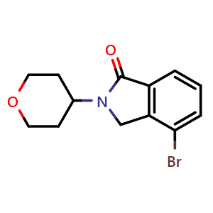 4-bromo-2-(tetrahydro-2H-pyran-4-yl)isoindolin-1-one