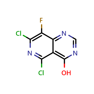 5,7-dichloro-8-fluoropyrido[4,3-d]pyrimidin-4-ol