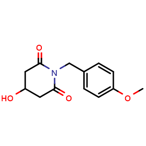 4-hydroxy-1-(4-methoxybenzyl)piperidine-2,6-dione