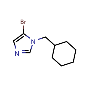 5-bromo-1-(cyclohexylmethyl)-1H-imidazole