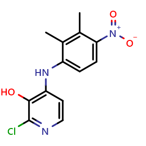2-chloro-4-((2,3-dimethyl-4-nitrophenyl)amino)pyridin-3-ol