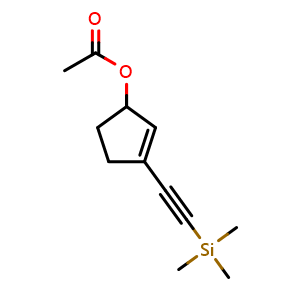 3-((Trimethylsilyl)ethynyl)cyclopent-2-en-1-yl acetate