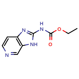 Chemical structure of ethyl (3H-imidazo[4,5-c]pyridin-2-yl)carbamate , AChemBlock AD272313