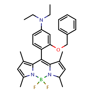 3-(benzyloxy)-4-(5,5-difluoro-1,3,7,9-tetramethyl-5H-4lambda4,5lambda4-dipyrrolo[1,2-c:2',1'-f][1,3,2]diazaborinin-10-yl)-N,N-diethylaniline