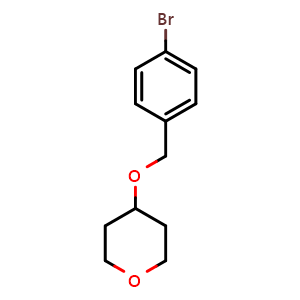 4-[(4-Bromophenyl)methoxy]tetrahydro-2H-pyran