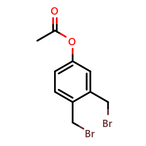 3,4-bis(bromomethyl)phenyl acetate