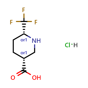 cis-6-(Trifluoromethyl)piperidine-3-carboxylic acid hydrochloride
