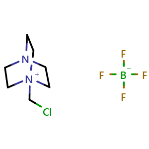 Chemical structure of 1-(Chloromethyl)-1,4-diazabicyclo[2.2.2]octan-1-ium tetrafluoroborate , CAS 140681-69-2, AChemBlock AD272381