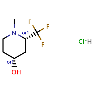 cis-1-Methyl-2-(trifluoromethyl)piperidin-4-ol hydrochloride