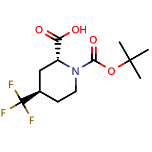 (2R,4R)-1-Boc-4-(trifluoromethyl)piperidine-2-carboxylic acid