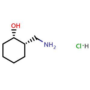 Chemical structure of (1S,2S)-2-(Aminomethyl)cyclohexanol hydrochloride , CAS 2550997-16-3, AChemBlock AD272463