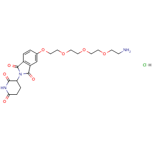 5-[2-[2-[2-(2-Aminoethoxy)ethoxy]ethoxy]ethoxy]-2-(2,6-dioxo-3-piperidyl)isoindoline-1,3-dione hydrochloride