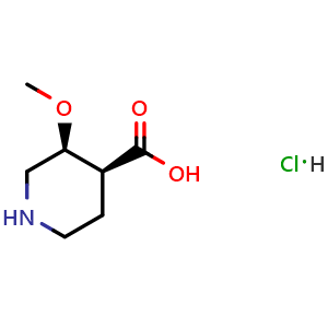 (3S,4S)-3-Methoxypiperidine-4-carboxylic acid hydrochloride