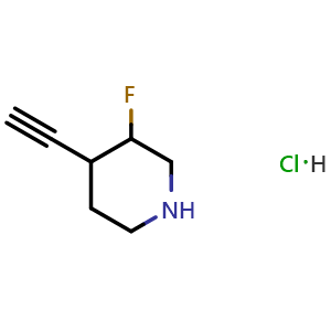 4-Ethynyl-3-fluoropiperidine hydrochloride
