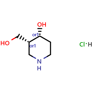 cis-3-(Hydroxymethyl)piperidin-4-ol hydrochloride
