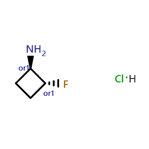 trans-2-Fluorocyclobutanamine hydrochloride
