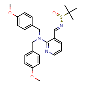 (S,E)-N-[[2-[Bis(4-methoxybenzyl)amino]-3-pyridyl]methylene]-2-methylpropane-2-sulfinamide