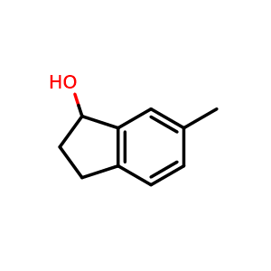 Chemical structure of 6-Methyl-1-indanol , CAS 200425-63-4, AChemBlock AD272573