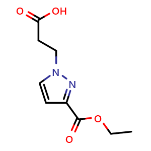 3-(3-(ethoxycarbonyl)-1H-pyrazol-1-yl)propanoic acid
