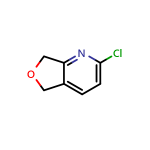 Chemical structure of 2-chloro-5,7-dihydrofuro[3,4-b]pyridine , CAS 1464091-43-7, AChemBlock AD272663