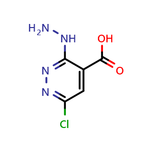 6-chloro-3-hydrazinylpyridazine-4-carboxylic acid