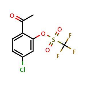 2-Acetyl-5-chlorophenyl trifluoromethanesulfonate