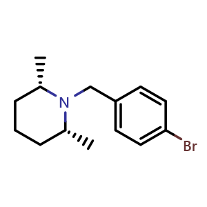 rel-(2R,6S)-1-[(4-Bromophenyl)methyl]-2,6-dimethylpiperidine