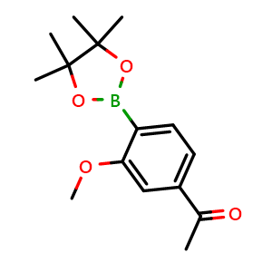1-(3-Methoxy-4-(4,4,5,5-tetramethyl-1,3,2-dioxaborolan-2-yl)phenyl)ethanone