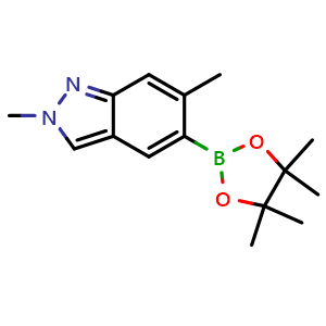 2,6-Dimethyl-5-(4,4,5,5-tetramethyl-1,3,2-dioxaborolan-2-yl)-2H-indazole