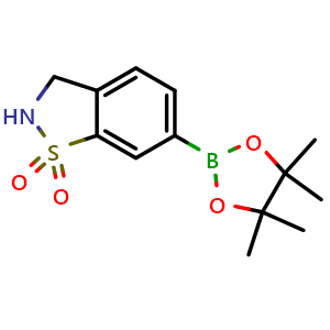 6-(4,4,5,5-Tetramethyl-1,3,2-dioxaborolan-2-yl)-2,3-dihydrobenzo[d]isothiazole 1,1-dioxide